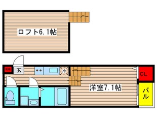 Sereno内田橋の物件間取画像